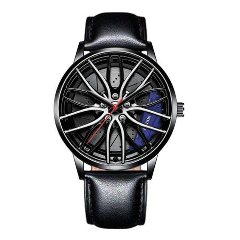 Automatic Movement Watch Men's Vacuum Plating Wheel Style - EsaModa